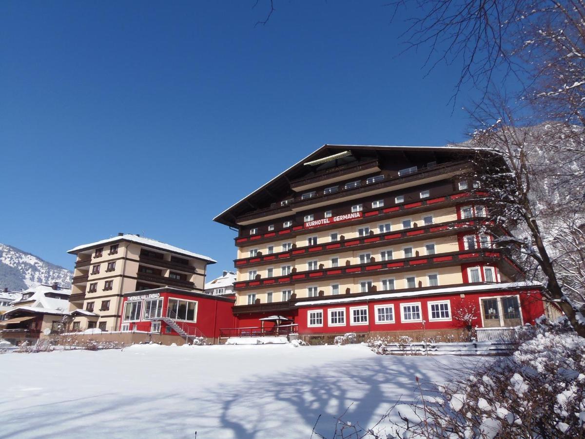 Hotel Germania Gastein - Ganzjahrig Inklusive Alpentherme Gastein & Sommersaison Inklusive Gasteiner Bergbahnen บาดฮอฟกัสไตน์ ภายนอก รูปภาพ